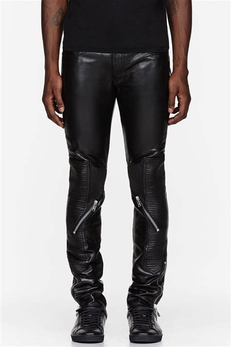 saint laurent zipper pants